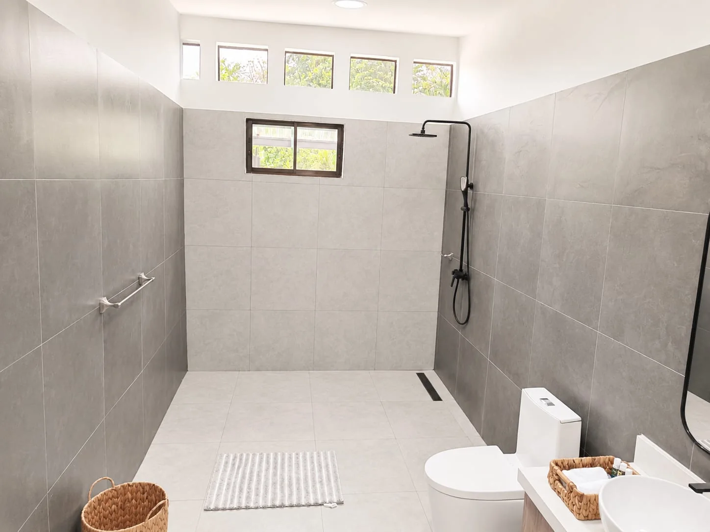 Bathroom amenities at Villa Isora