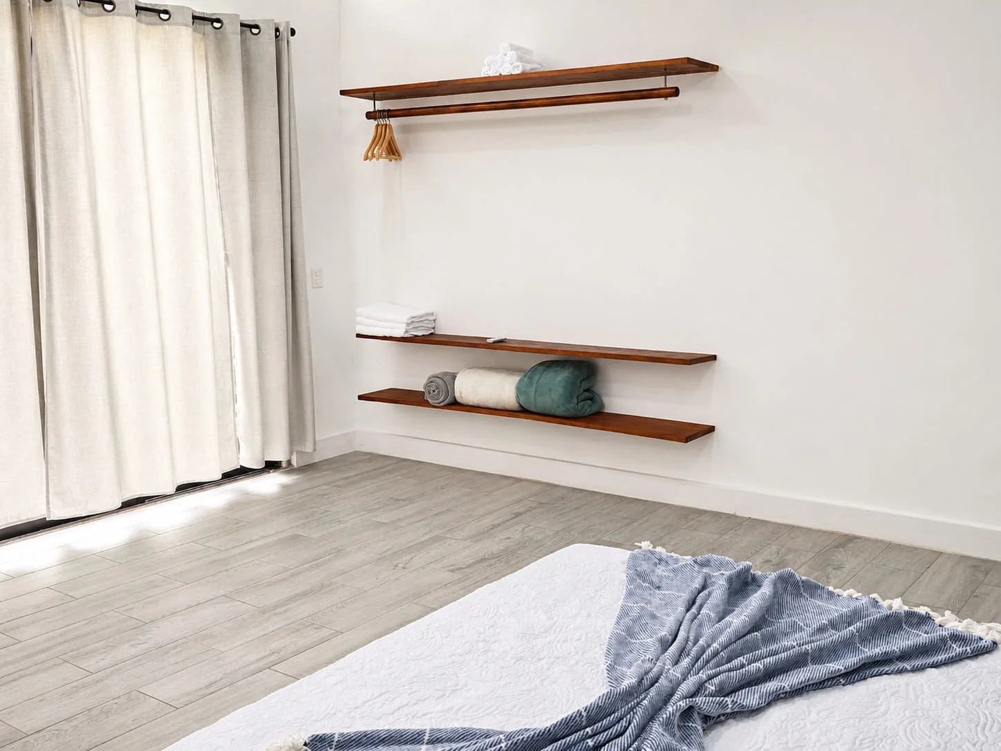 Bedroom detail at Villa Isora