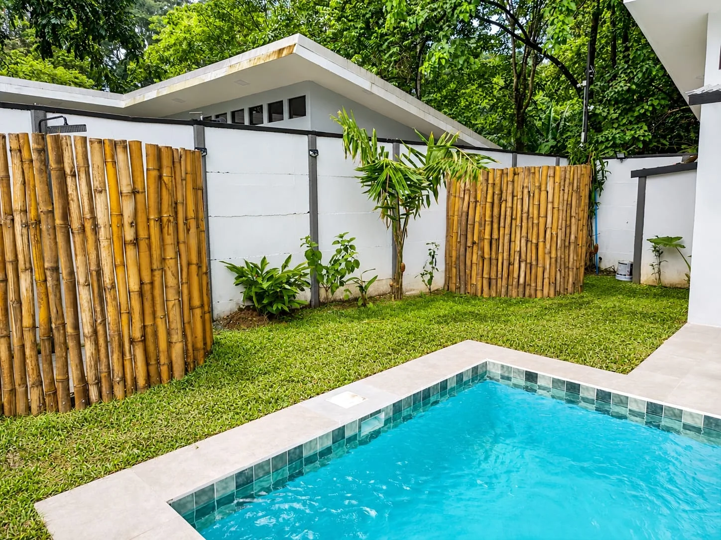 Private tropical garden at Villa Isora